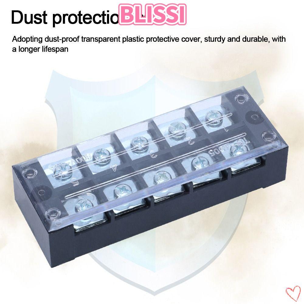 ความสุข‌I Terminal Block, Dual Row With Screws Strip Block Terminal, Electric Block Terminal Cable C