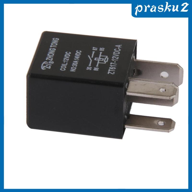 [Prasku2] ZT617-12V-AR รถรถบรรทุกอัตโนมัติ DC 12V 30A 30 AMP SPST รีเลย์รีเลย์ 4 พิน