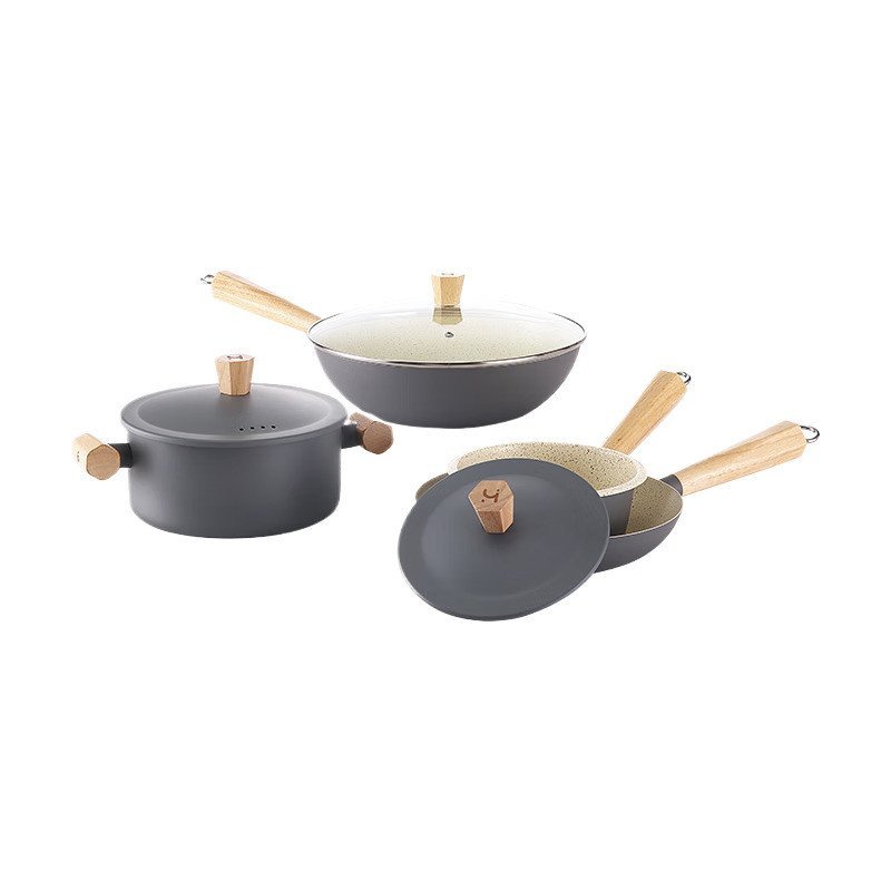 ชุดสี่ชิ้น Huang Xiaochu Series Age HXC-T-TZ001C กระทะนอนสติ๊ก XSNR