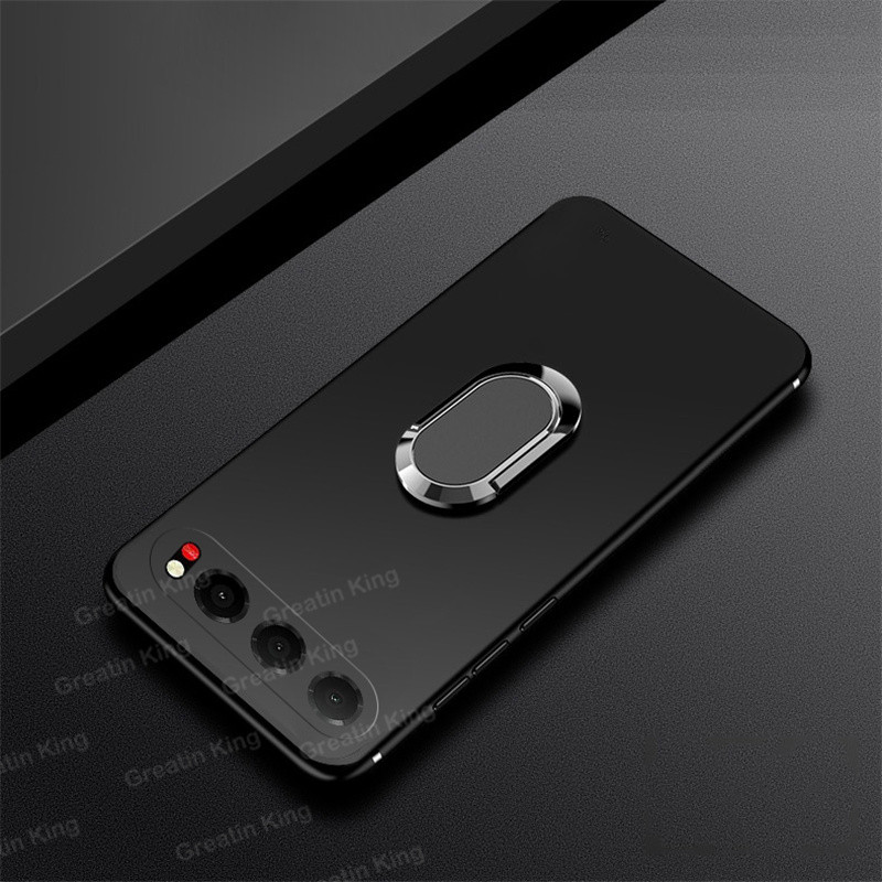 สําหรับ Nubia Air เคสโทรศัพท์รถแม่เหล็กโลหะผู้ถือแหวนขาตั้งปกหลัง