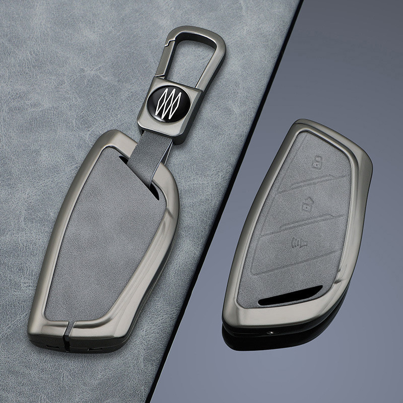 เฉพาะ MG MAXUS7 MAXUS9 ฝาครอบกุญแจ MIFA9 MAXUS 9 MIFA 9 MAXUS 7 MG U9 กุญแจรถโลหะป้องกันกรณีหัวเข็มข