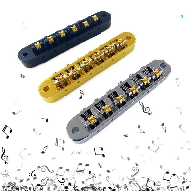 ถือลูกกลิ้งกีตาร์ Tune-O-Matic Bridge Winding Bridge อะไหล่ทดแทน