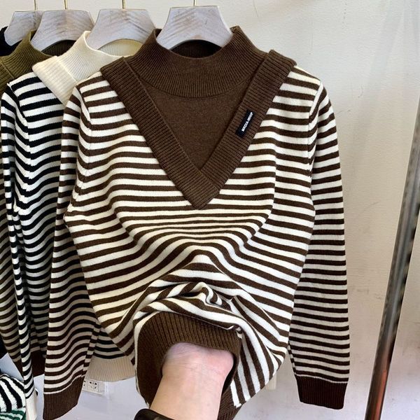 sculptor sweater เสื้อ sweater sweater set เสื้อโค้ตผู้หญิงสำหรับฤดูหนาว คอสูง ลายสวยงาม ใส่แล้วผอมเ