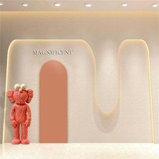 ผ้าพื้นหลังสด 3d สามมิติ Influencer ตกแต่ง Wall Anchor ผ้าพื…