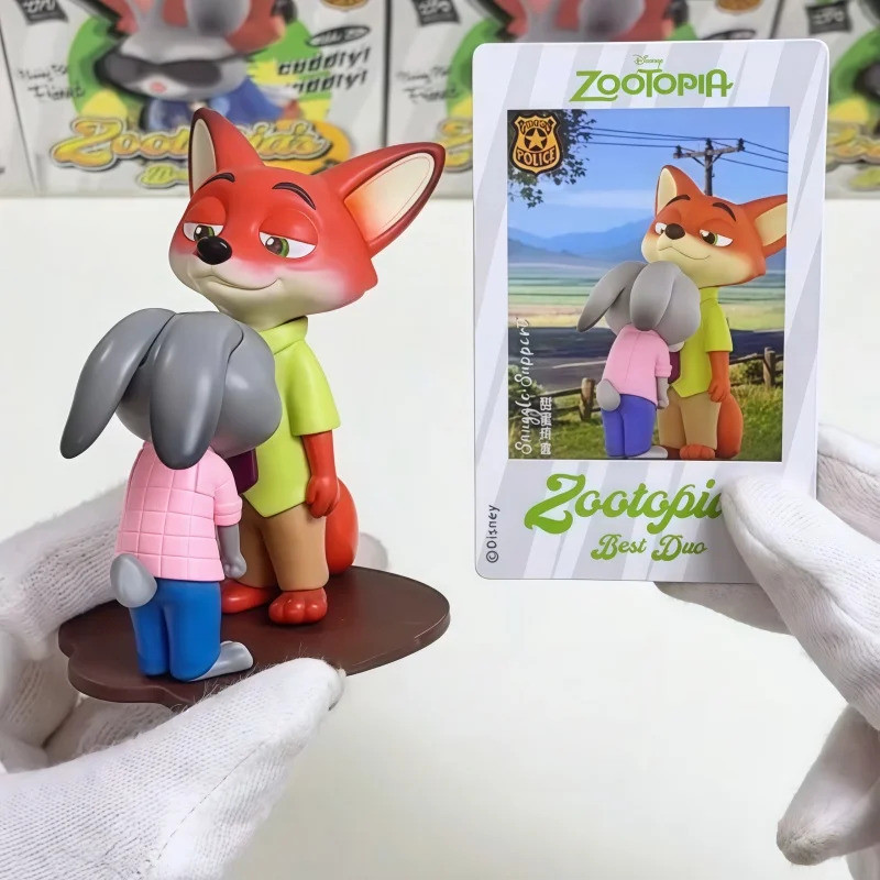52toys Disney Zootopia Partners Series กล่องตาบอดอะนิเมะตัวเลขของเล่นเดสก์ท็อปเครื่องประดับน่ารัก Surprise ของขวัญวันเกิด