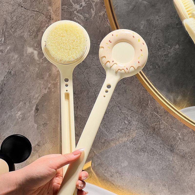 สครับโดนัท Handy Tool Bath Scrub Back Long Handle Strong Scrub Back Scrub Scrub สครับหลัง สครับโดนัท
