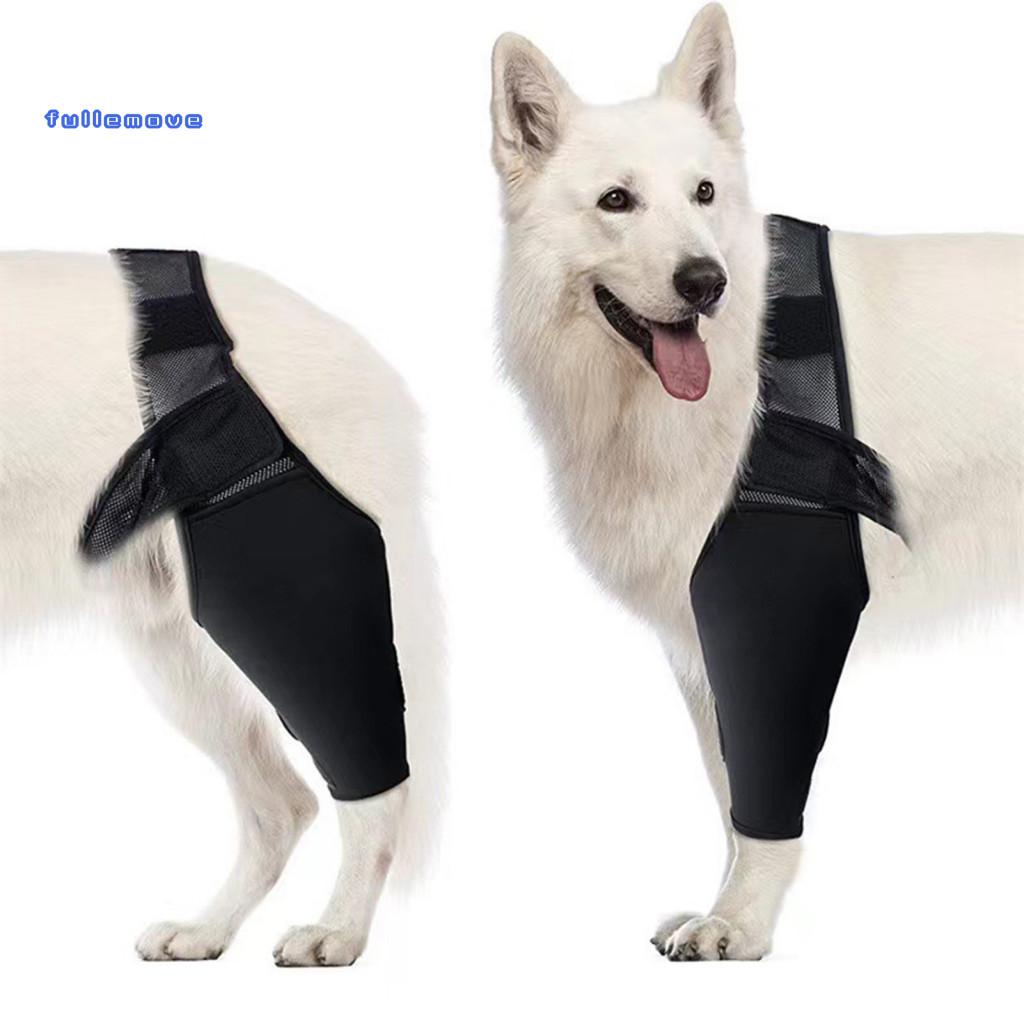 เอฟเอ็ม♥ Canine Elbow Support Dog Elbow Protector Shoulder Support Brace – การบาดเจ็บ Recovery Wrap 