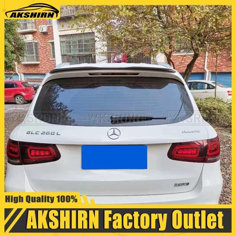 ด้านหลังหน้าต่างสปอยเลอร์หลังคา Sun Rain Shade Vent Visor Lip สําหรับ Mercedes สําหรับ Benz GLC X253