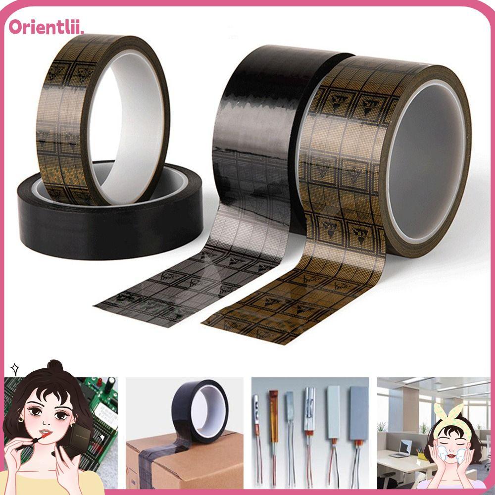 เทปความหนืดสูง ORIENTTK ฟิล์มสีดํากันน้ํา ฮาร์ดแวร์เทป ESD