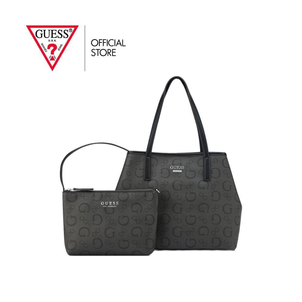 กระเป๋า Guess รุ่น HH985624 PORTINI TRAP TOTE สีดำ