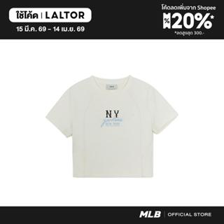 MLB เสื้อครอป ผู้หญิง Women Basic Coopers Slim Fit Crop T-Sh…