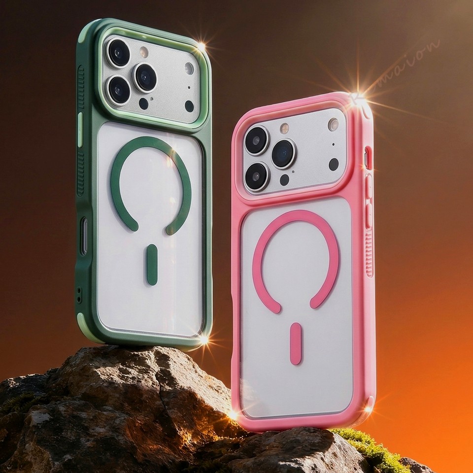 3 in 1 เคสโทรศัพท์แม่เหล็กสําหรับ iPhone 17 Air 13 11 12 14 15 16 Pro Max Plus ชาร์จไร้สายกันกระแทกฝาครอบ