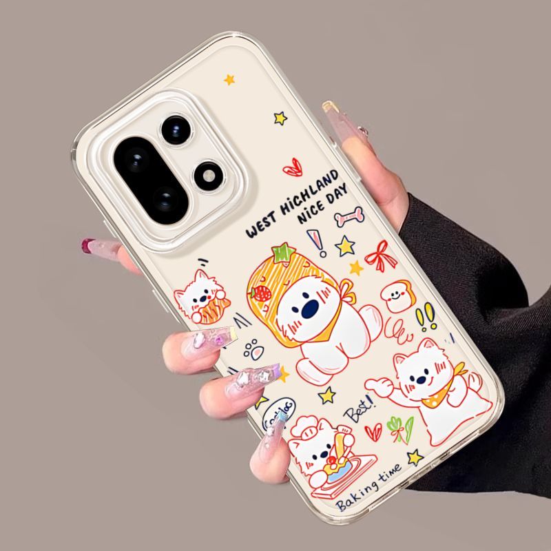 น่ารัก West Highland เหมาะสําหรับ OnePlus 15T เคสโทรศัพท์สไตล์ใหม่ 1Plus 15 โปร่งใสกันกระแทก 13T รวม