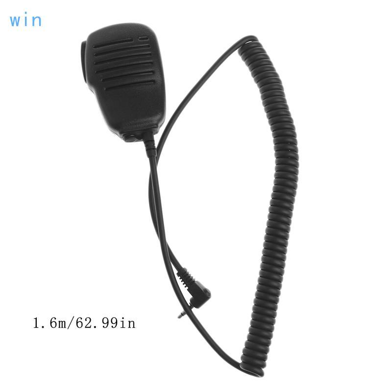 Win 3 5 มม.ลําโพงมือถือไมโครโฟน PPT สําหรับ Yaesu VX-1R VX-2R VX-5R FT-60R VX-150 FT-250
