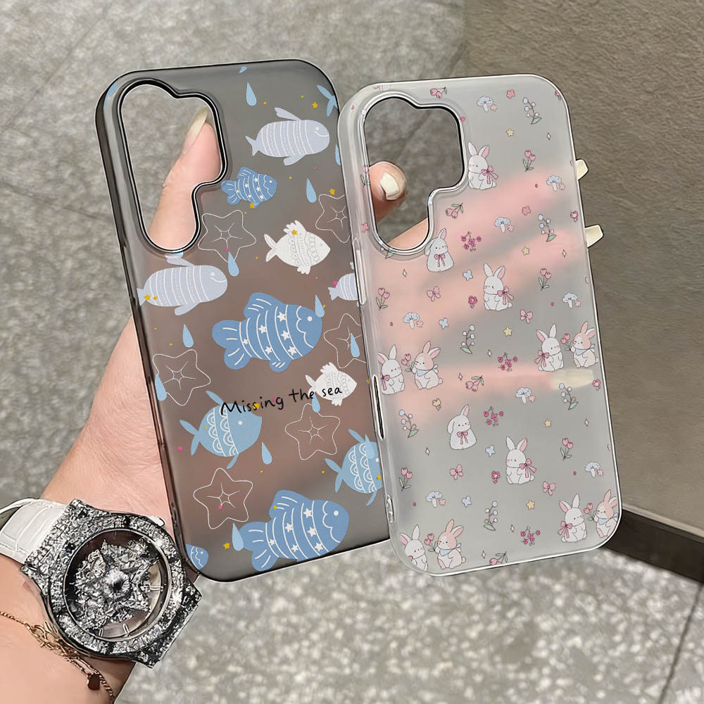 เคสโทรศัพท์ for Samsung A56 A55 A07 A35 A05S A16 A57 A54 A15 A36 A17 S24 S25 S26 Ultra A34 A53 A26 A27 A37 น้ำค้างแข็ง