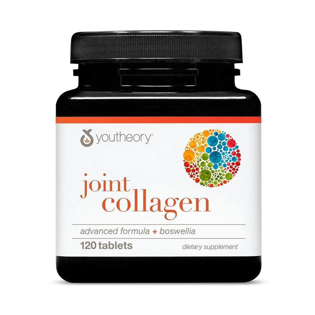 Youtheory Joint Collagen ขั้นสูงบรรจุคอลลาเจนและส่วนผสมสมุนไพร ชนิดไม่เปลี่ยนแปลง II คอลลาเจน-บรรจุ 
