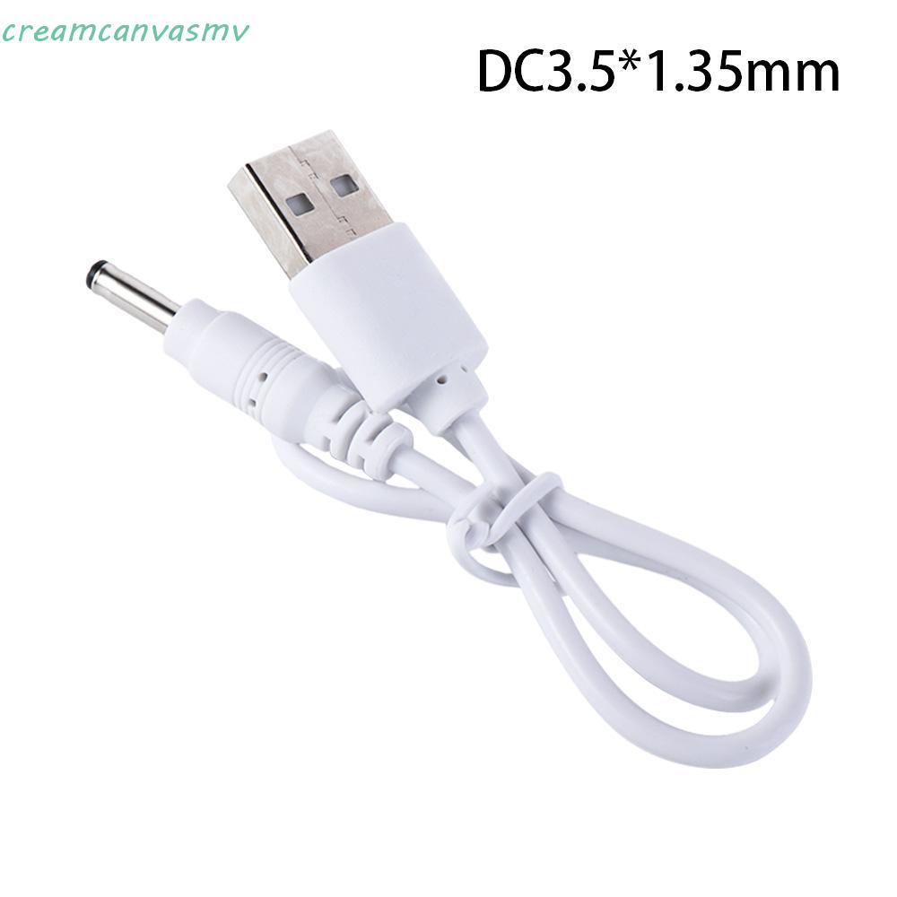 ROVER USB TO Dc 3.5 มม.สายเคเบิลวงกลมอะแดปเตอร์ USB TO Dc 3.5 มม.5V USB Quick Connector สําหรับ MP3/