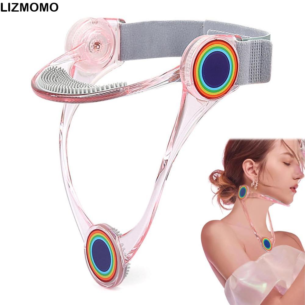 เครื่องแก้ไขท่าทาง LIZMOMO, รั้งคอรุ่นเด็ก TPU ปรับได้, บรรเทากระดูกสันหลังส่วนคอแบบพกพาพับได้แก้ไขค