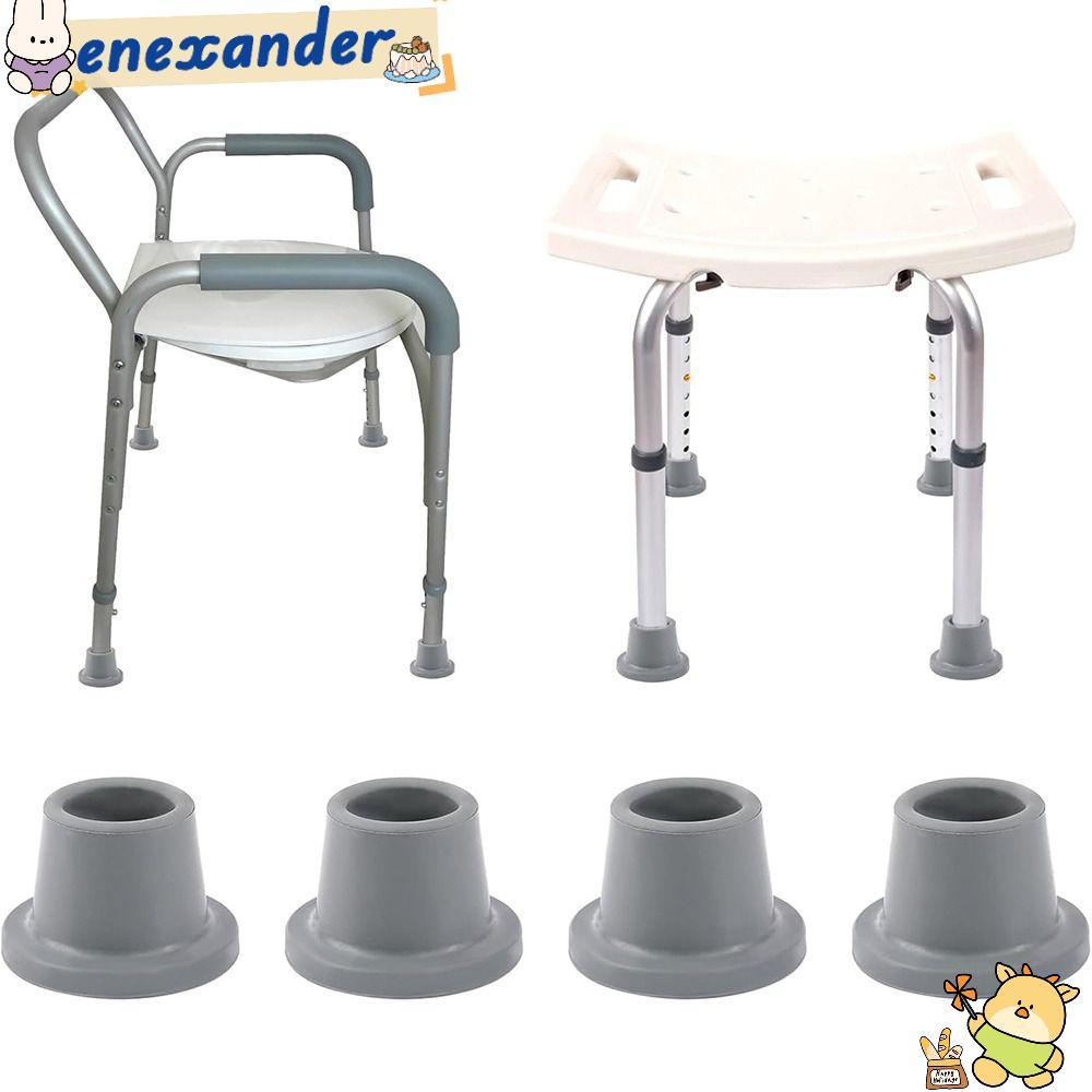 EXER เปลี่ยนหมวกฟุต, Heavy Duty สีเทาเก้าอี้อาบน้ําหมวกขา, 28.6 มม.ยางเก้าอี้อาบน้ําเปลี่ยนฟุตอาบน้ําที่นั่งสตูล ราคา ถูกที่สุด ดีลบีเคเค