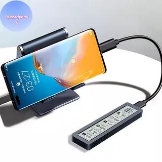 EARLYPTOND M2 SSD กรณี NVMe SATA Dual Protocol 10Gbps พร้อมจอแสดงผลหน้าจออัจฉริยะดิจิตอล USB3.2 Gen2 ประเภท C Disk กล่อง M.2 SSD Enclosure TH