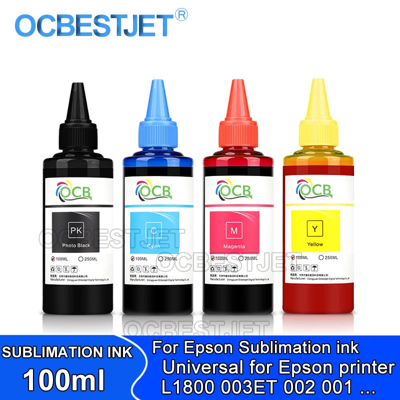 หมึกระเหิดสากลสําหรับเครื่องพิมพ์เดสก์ท็อป Epson สําหรับ Epson สําหรับ Epson เสื้อยืดถ่ายเทความร้อนส