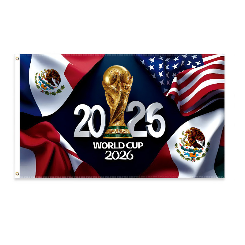 2026 แฟนธงฟุตบอลโลกมาในเชียร์อุปกรณ์แบนเนอร์