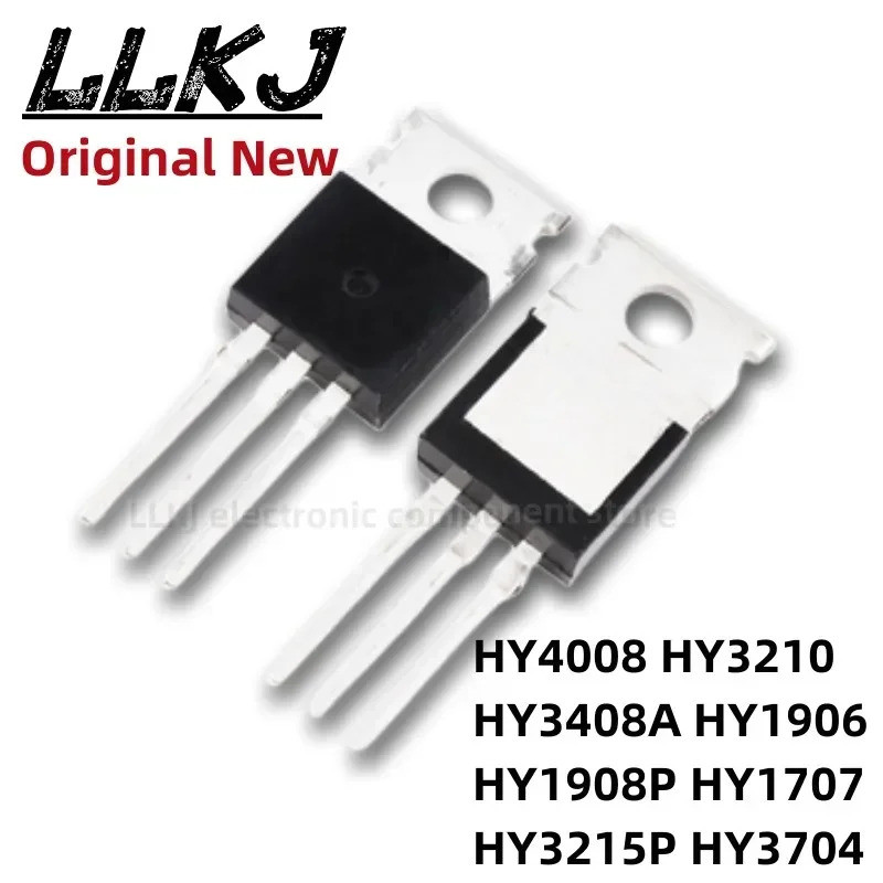 5pcs HY4008 HY3210 HY3408A HY1906 HY1908P HY1707 HY3215P HY3704 TO-220 Field Effect ทรานซิสเตอร์