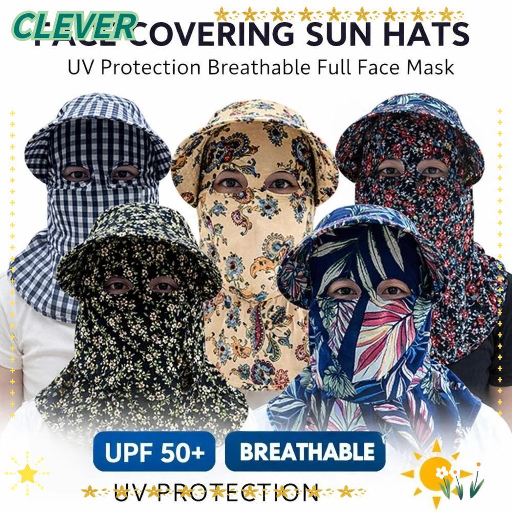 CLEVER หมวกกันแดดคลุมหน้า ห่อเต็ม กันยูวี หมวกทำงาน ทำไร่ ทำสวน ทำนา กันแดดได้ดีเยี่ยม – โปรปัง