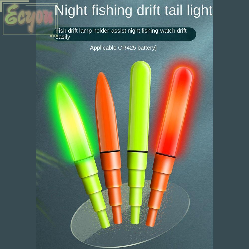 ECYOU 1 ชิ้น LED Fishing Float Top, Induction Super Bright Fishing Float Light, Hot Luminous Night F