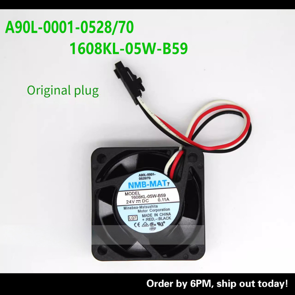ยี่ห้อใหม่ 1608KL-05W-B59 24V A90L-0001-0528/70 FANUC System พัดลม