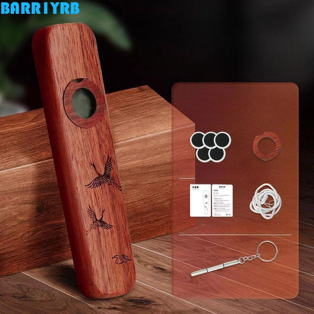 BARR1YRB ไม้ Kazoo, Creative Portable Wind Instrument, Stent Show Tool Professional ง่ายต่อการเรียนร