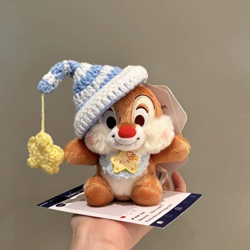 พวงกุญแจกระรอก Chip'n Dale สไตล์การ์ตูน พร้อมใช้งานเป็นเครื่องประดับ และของขวัญคริสต์มาสที่เหมาะเจาะ