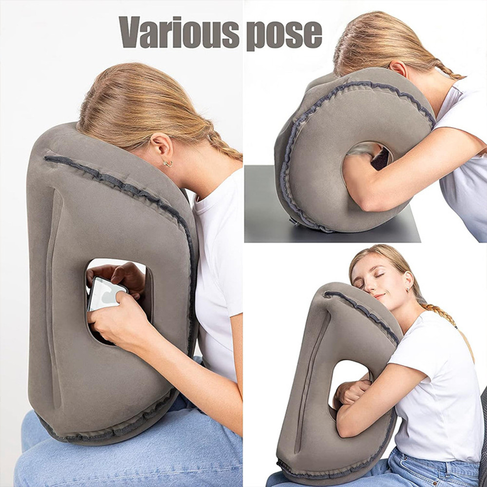 อัพเกรดใหม่หมอนเดินทางพอง-คอไหล่บรรเทาอาการปวดสําหรับเครื่องบินFerry Bus Sleeping Rest