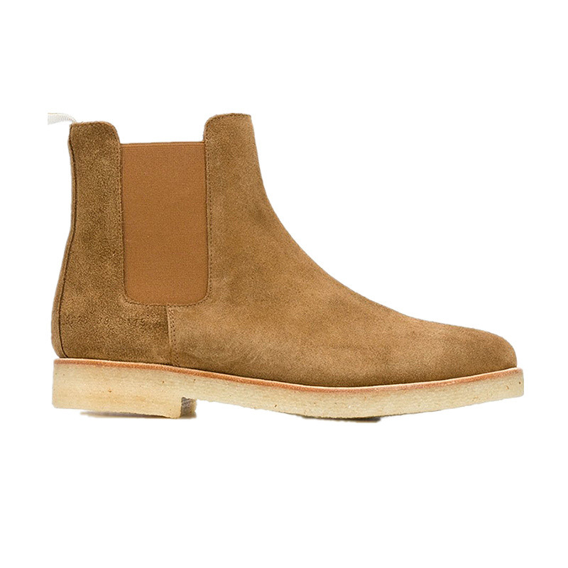 COMMON CHELSEA รองเท้าผู้ชายรองเท้าสั้น Martin Boots CHELSEA BOOT ยุโรปอเมริกัน Handmade Pointed Toe