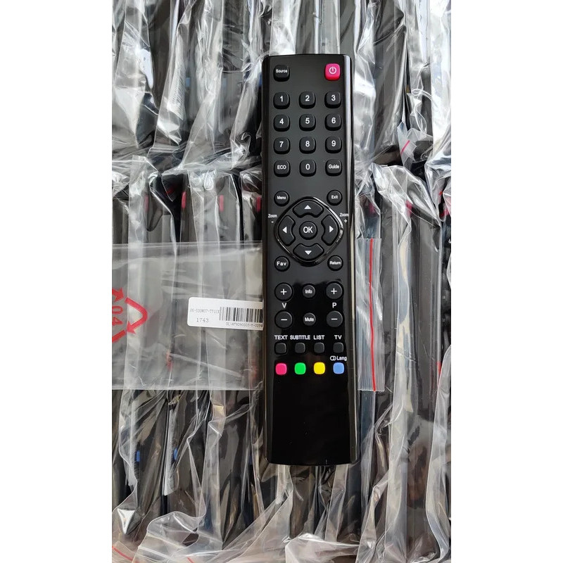 รีโมทคอนโทรลใช้สําหรับ TCL สมาร์ททีวี TCL โทรทัศน์ 06-530W37-TY01X/-TY02X เปลี่ยนคอนโทรลเลอร์