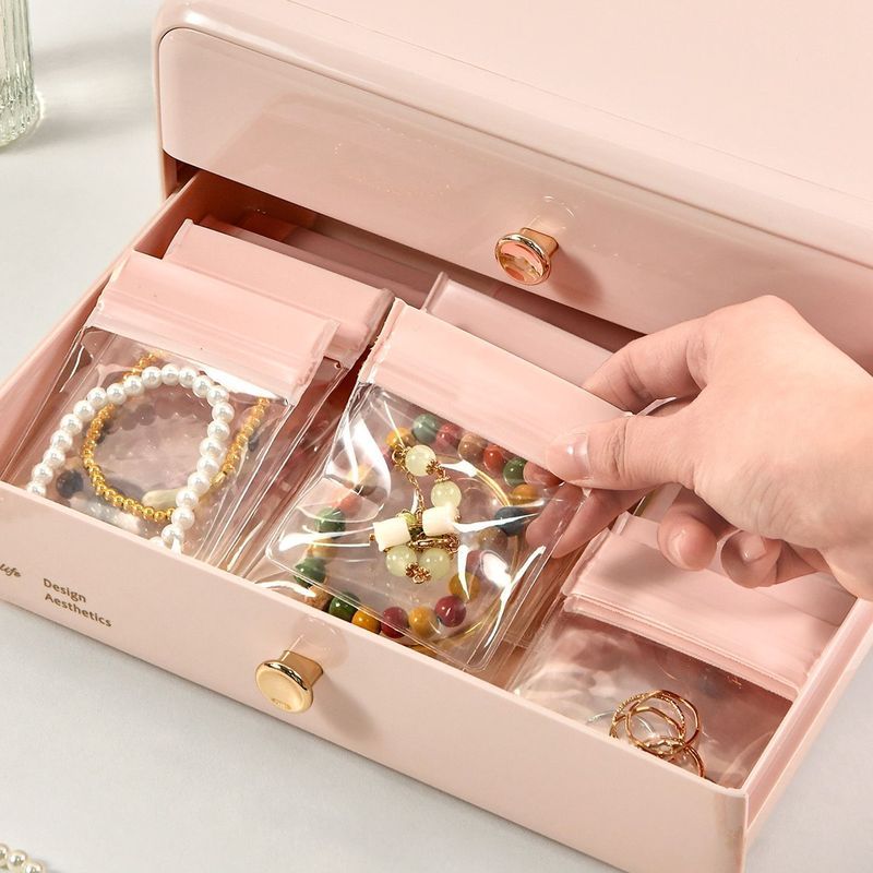 Storage Handy Tool Caster EZ กันน้ํากันฝุ่น �News Net Key ต่างหูสายคล้องมือ EVA ถุงปิดผนึก VA โปร่งใ