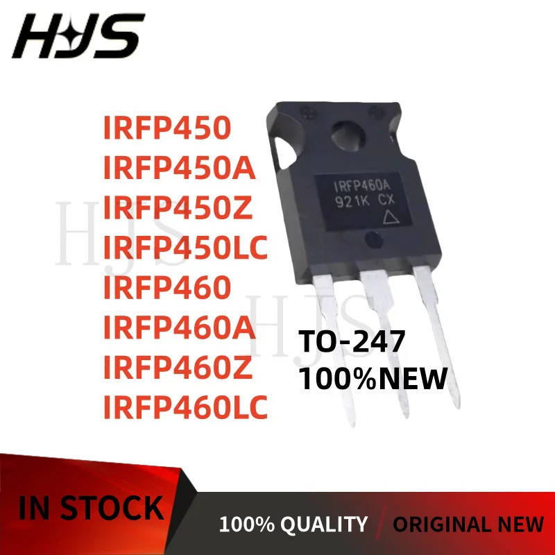 5 ชิ้น/ล็อต IRFP450 IRFP450A IRFP450Z IRFP450LC IRFP460 IRFP460A IRFP460Z IRFP460LC ในสต็อก TO-247 ช