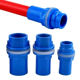 ข้อต่อท่อ PVC แบบตรงขนาด 20/25/32 มม.อุปกรณ์ท่อระบายน้ํา PVC สำหรับตู้ปลา อะแดปเตอร์ท่อระบายน้ำในสวน
