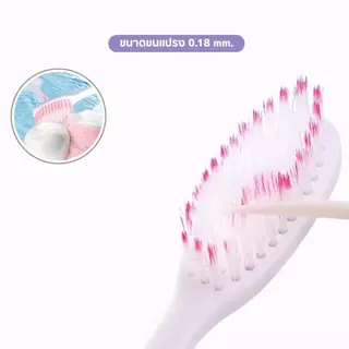 แปรงสีฟัน แบบขนแปรงนุ่ม แพ็ค 1 ชิ้น แบบพกพา สำหรับเด็กเเละผู้ใหญ่ คละสี