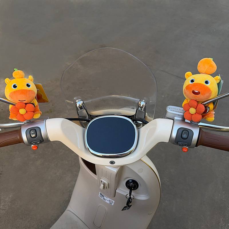 Capyrus Rearview Mirror of Electric Vehicle Pendant Motorcycle Lying Doll Doll Plush Puppet and Doll