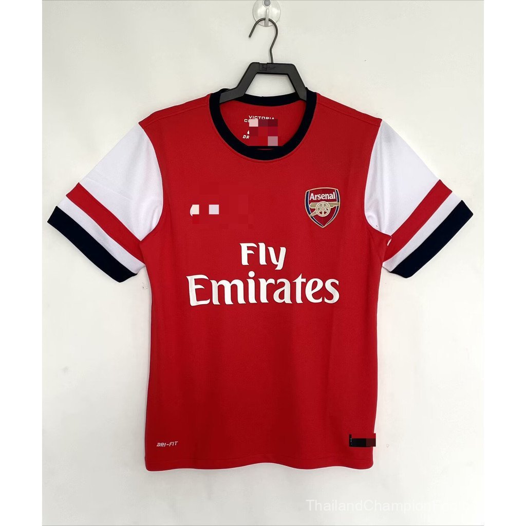 Retro SSS+2012-13 Arsenal Home Retro Short Sleeve Sports Football Shirt