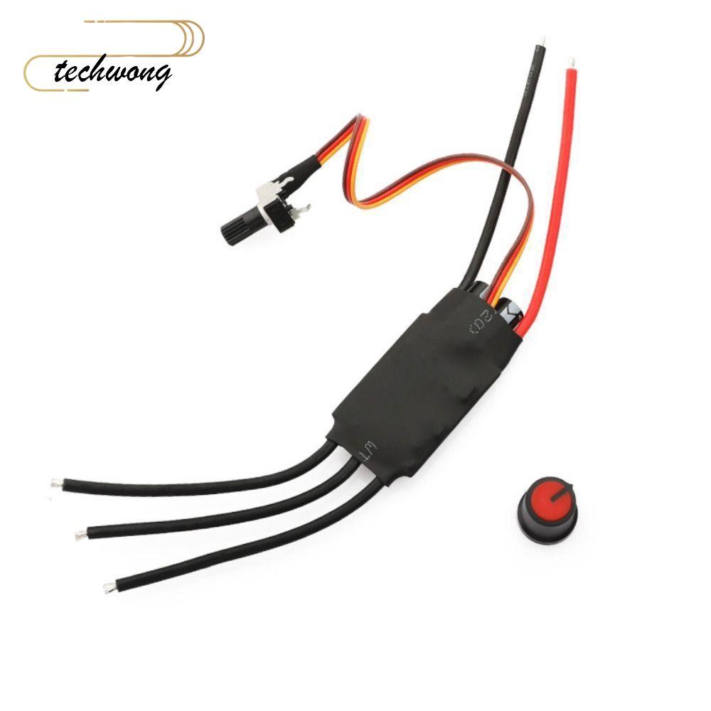 TECHWONG มอเตอร์ไร้แปรงไดร์เวอร์, DC 7-24V 3-Phase Hallless DC มอเตอร์ไดรฟ์, DC Brushless Potentiome