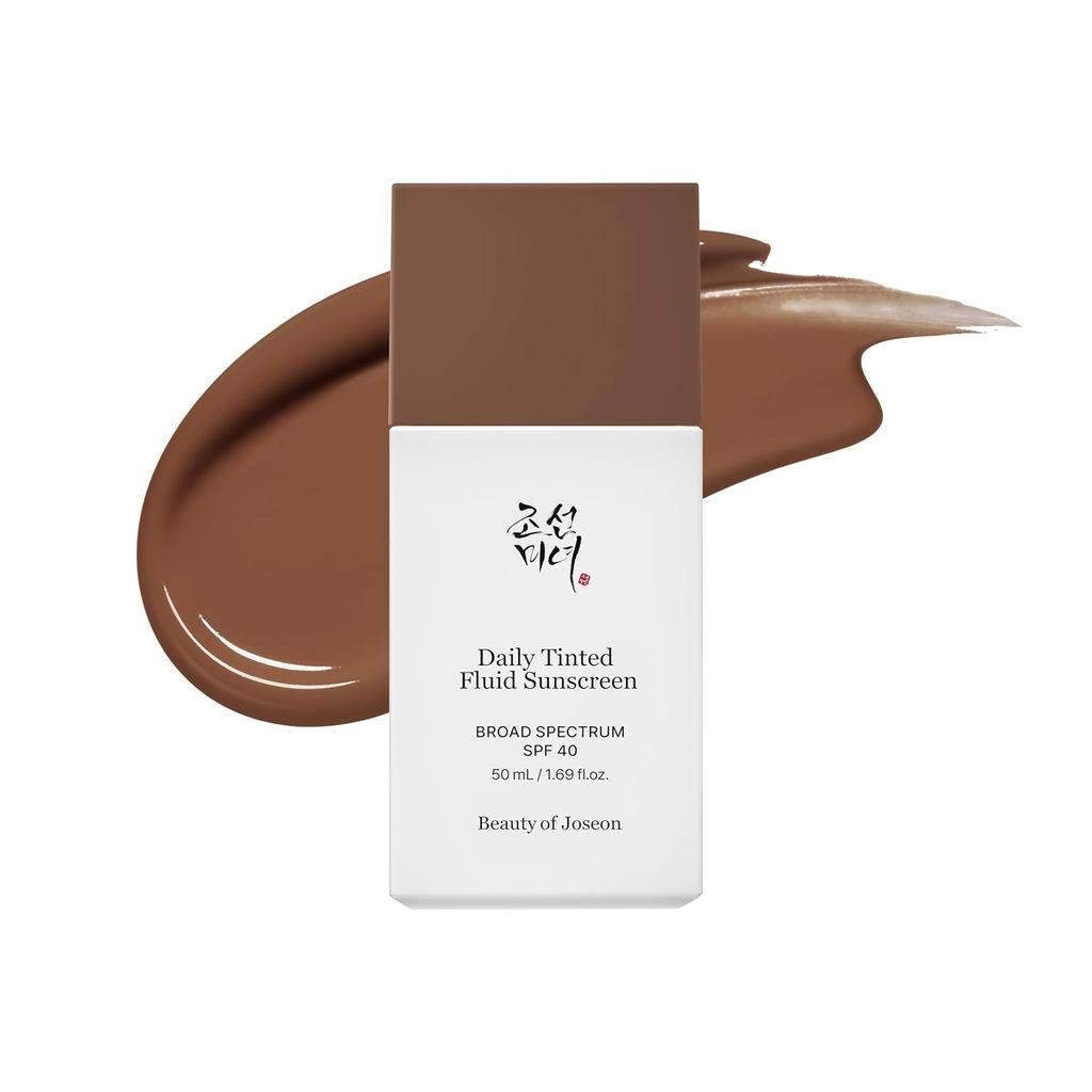 ความงามของ Joseon Daily Tinted Fluid Sunscreen 12 เฉดสีสําหรับ Face Moisturizing Broad Spectrum SPF 