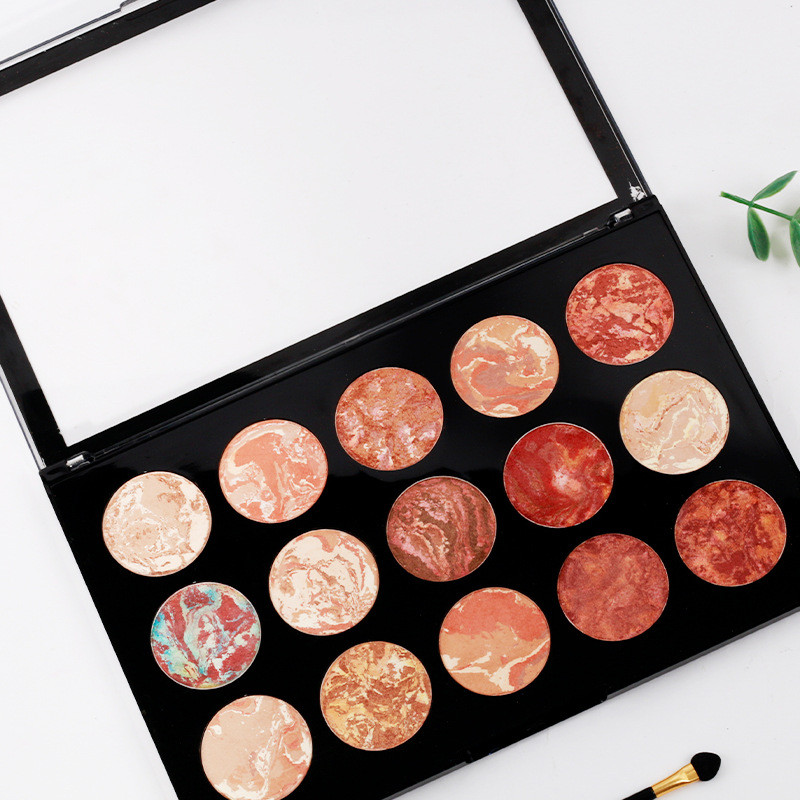 15 สี Neutral Matte Eyeshadow Palette Multi-use Face Makeup Highlighter & Contour Powder