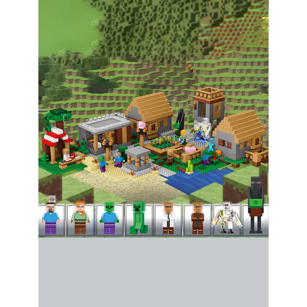 เลโก้ Minecraft 2025 ชุดตัวต่อมายคราฟ หมู่บ้านขนาดใหญ่