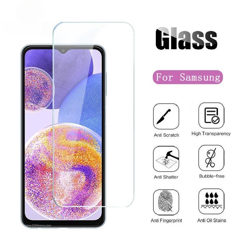 SAMSUNG 2PCSกระจกนิรภัยฟิล์มเหมาะสําหรับSamsung Galaxy A57 A37 A17 A07 A26 A36 A55 A35 A25 A15 A05s 