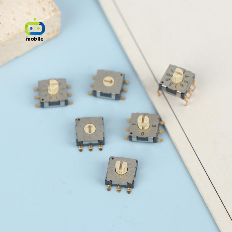 [maygood] 2 ชิ้น Mini Encoder Rotary Encoder สวิทช์ BCD8421 Multi Gear Band Knob Switch SMD Band Swi