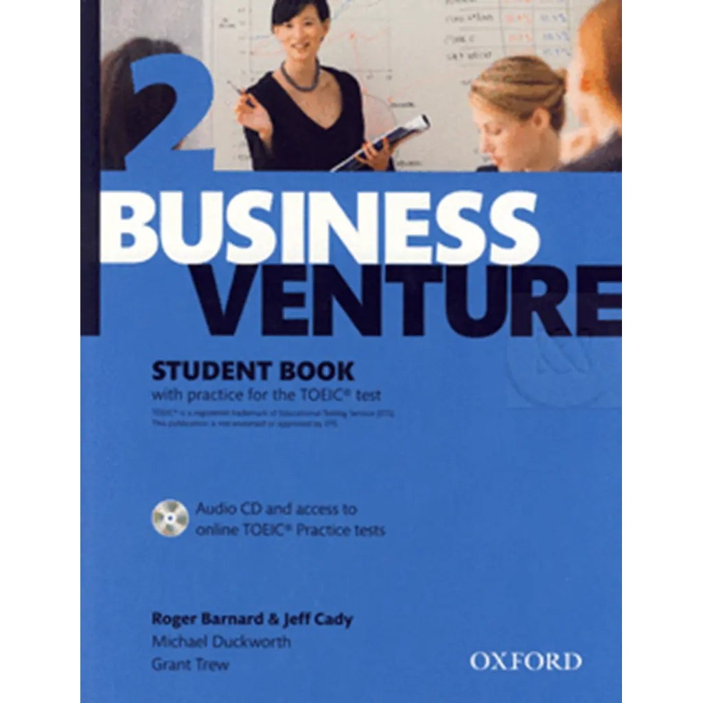 Bundanjai (หนังสือ) Business Venture 3rd ED 2 : Student Book with Audio CD (P)