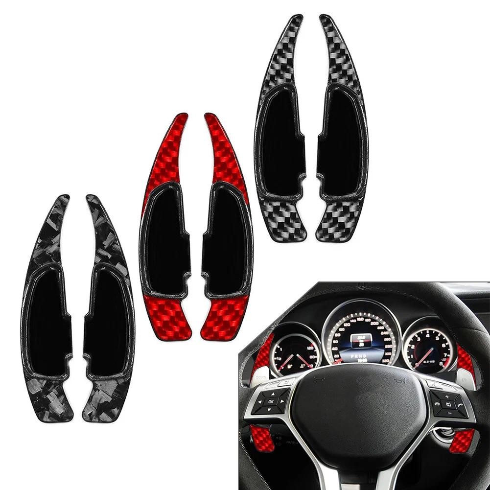 พวงมาลัยรถ Shift Paddle Shifter สําหรับ Mercedes Benz ABCES CLA CLS GL SLK SLS Class A45 C63 E63 S63