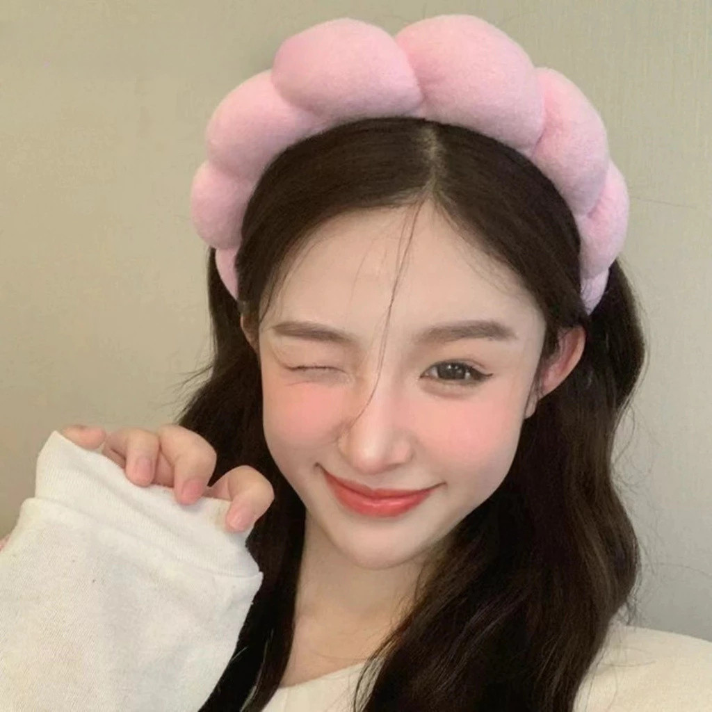 ที่คาดศีรษะ แบบบิด เครื่องประดับแฟชั่น สําหรับผู้หญิง สปาล้างหน้า มี 1 ชิ้น